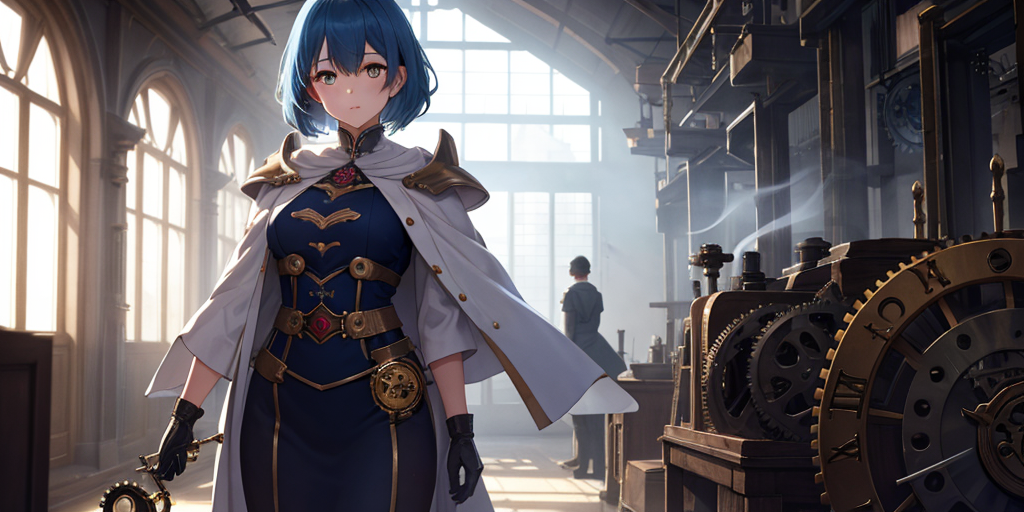 00273-3311980476-(Close-up_1.2), 1girl, solo, standing inside a fantasy clock tower, blue hair, white eyes, magician robes outfit, intricate back.png